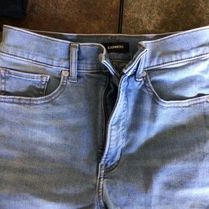 Light wash express jeans size 4 long